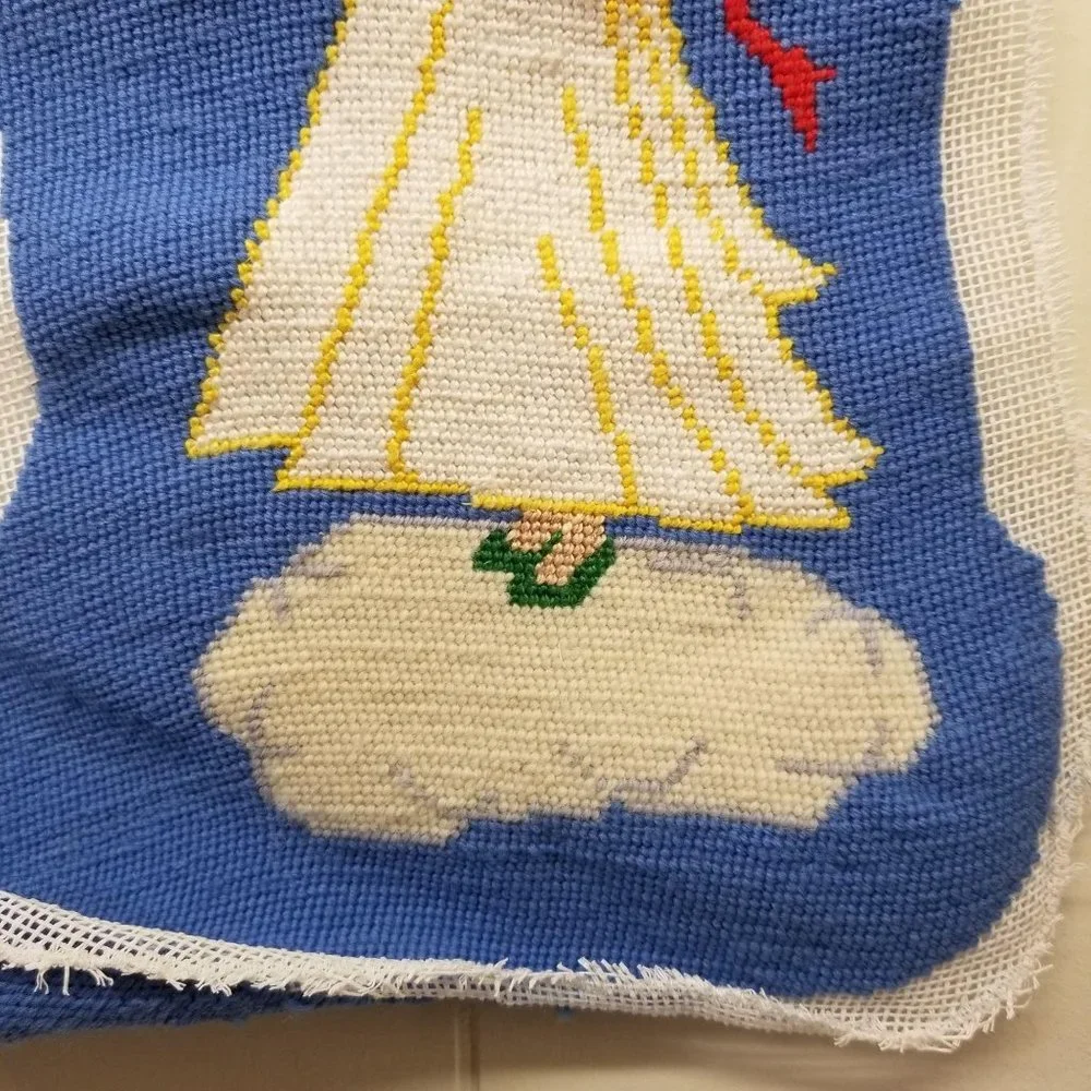 Vintage needlepoint embroidery
